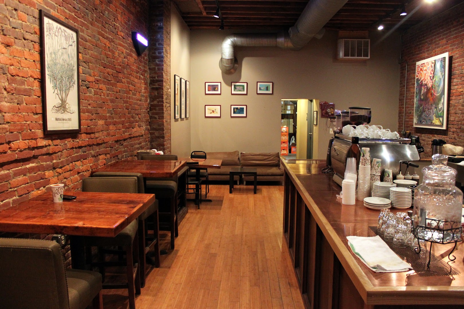 Coffee shops in Lower Lawrenceville