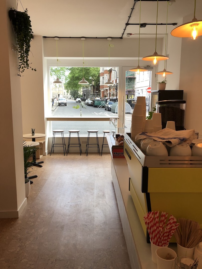 Coffee shops in Bloomsbury