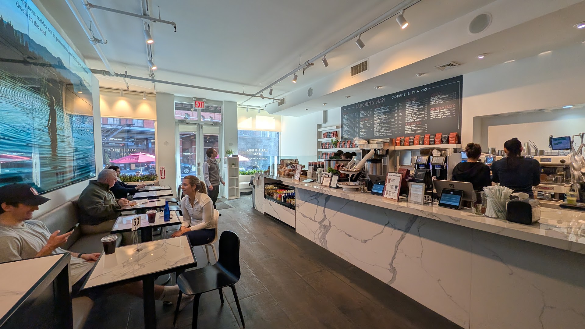 Coffee shops in Tribeca