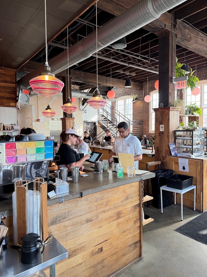 Interior of Provider Café, specialty coffee shop in Indianapolis