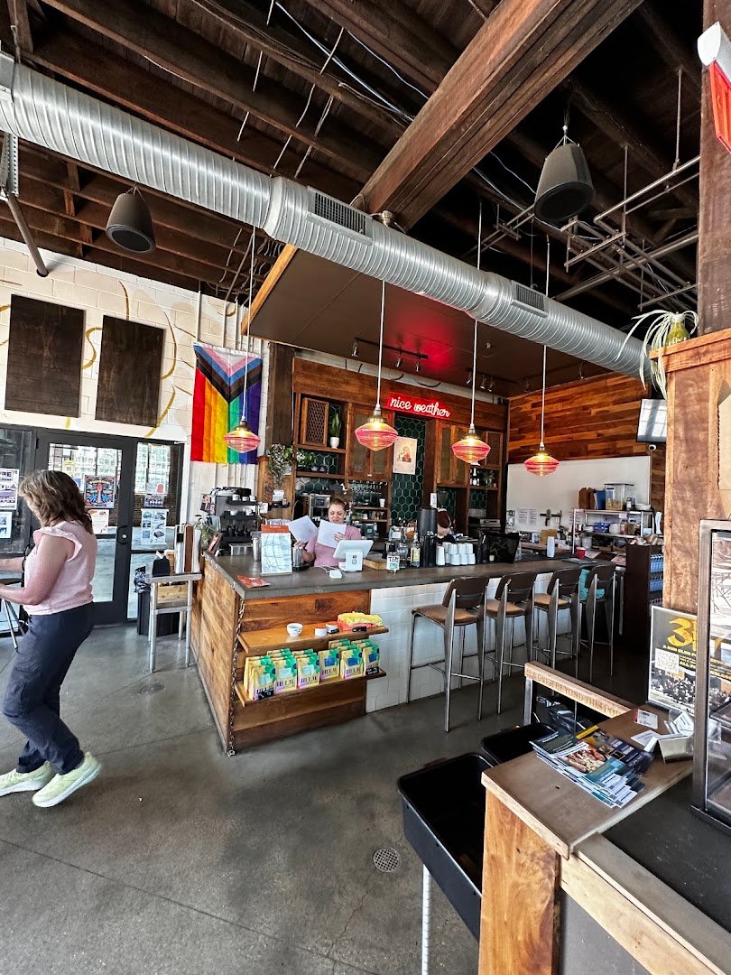 Interior of Provider Café, specialty coffee shop in Indianapolis