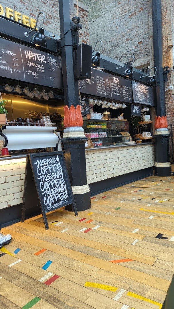 Interior of Eagle St. Coffee, specialty coffee shop in Manchester