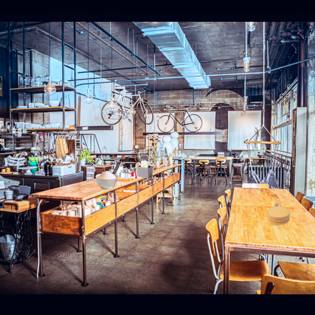 Interior of Le Falco, specialty coffee shop in Montreal
