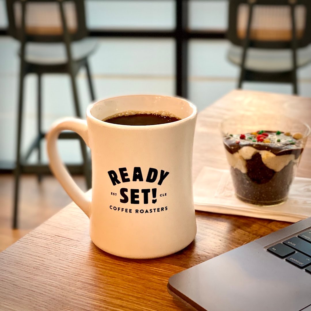 Coffee at Ready Set Coffee Roasters, specialty coffee shop in Cleveland