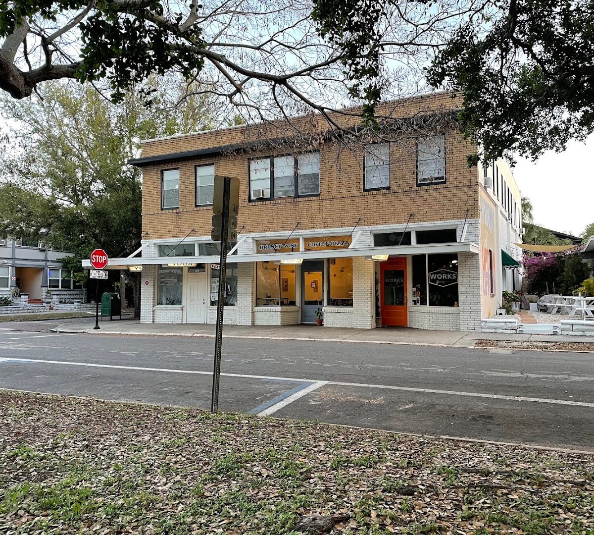 Storefront of Flatbread & Butter, specialty coffee shop in Tampa-St. Petersburg