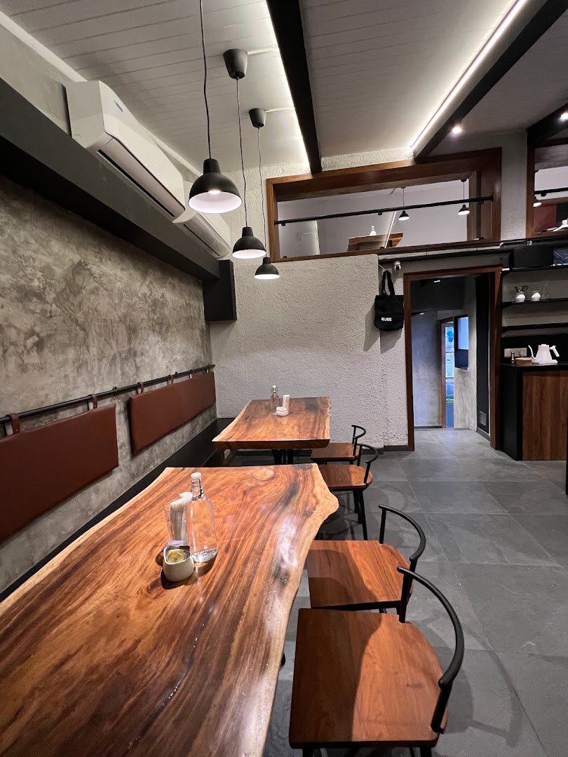 Interior of Boojee Cafe, specialty coffee shop in Mumbai