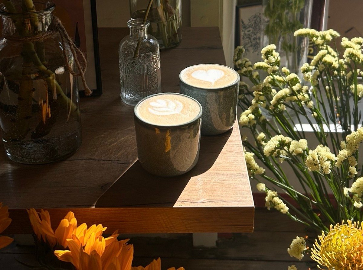 Coffee at We are. Coffee and Flowers, specialty coffee shop in Warsaw