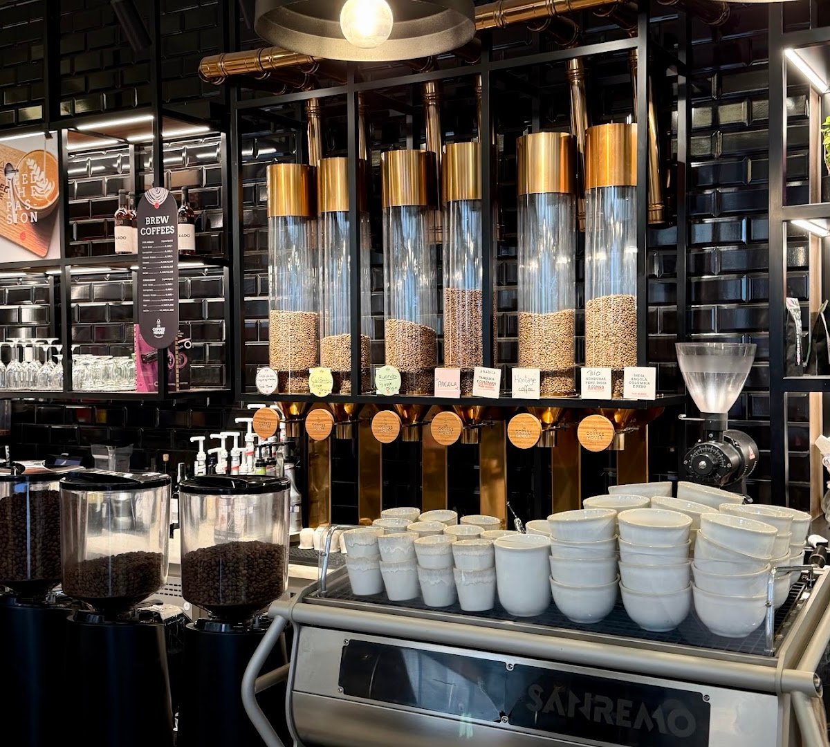 Interior of Delta Coffee House Experience - Porto, specialty coffee shop in Porto