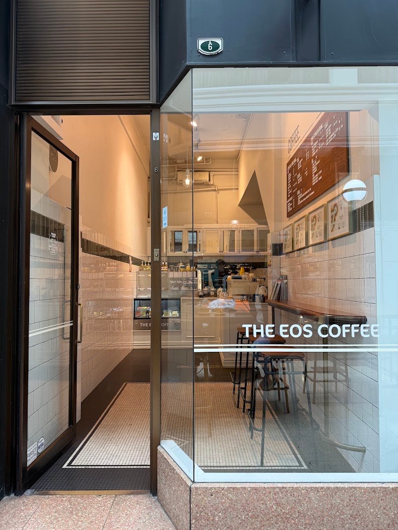 Interior of The EOS Coffee, specialty coffee shop in Auckland