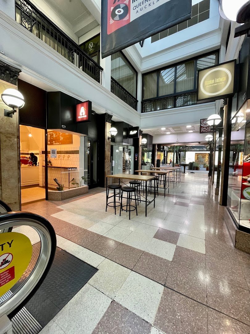 Interior of The EOS Coffee, specialty coffee shop in Auckland