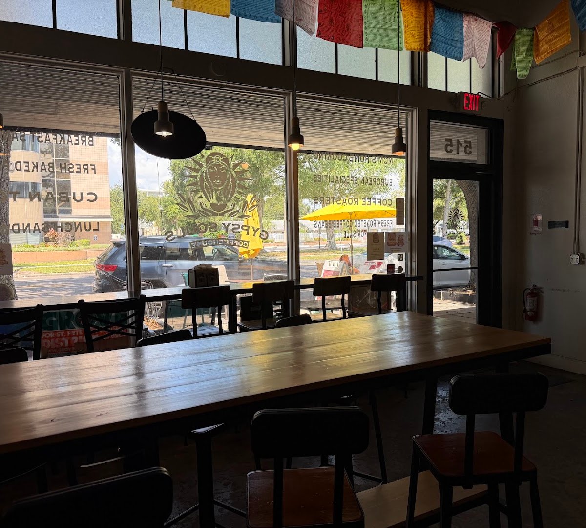 Interior of Gypsy Souls Coffeehouse, specialty coffee shop in Tampa-St. Petersburg