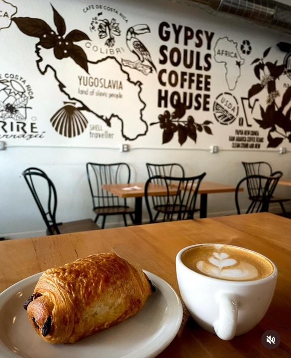 Coffee at Gypsy Souls Coffeehouse, specialty coffee shop in Tampa-St. Petersburg