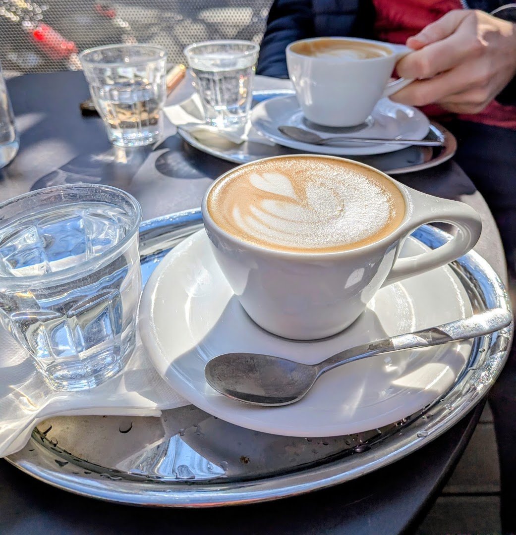 Coffee at Caffè a Casa, specialty coffee shop in Vienna
