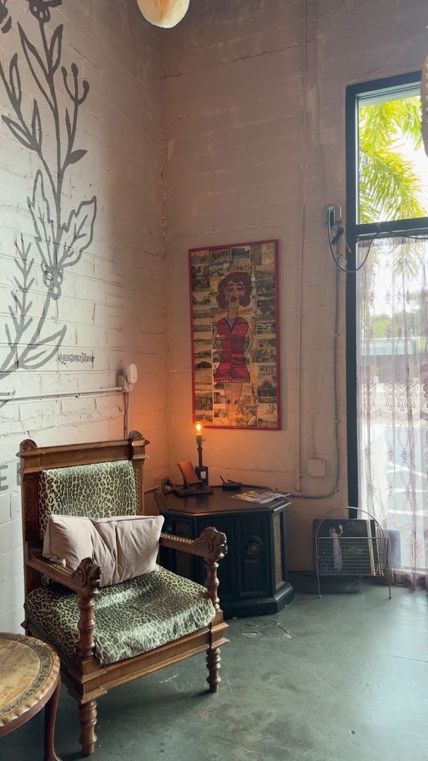 Interior of Blush Tea & Coffee, specialty coffee shop in Tampa-St. Petersburg