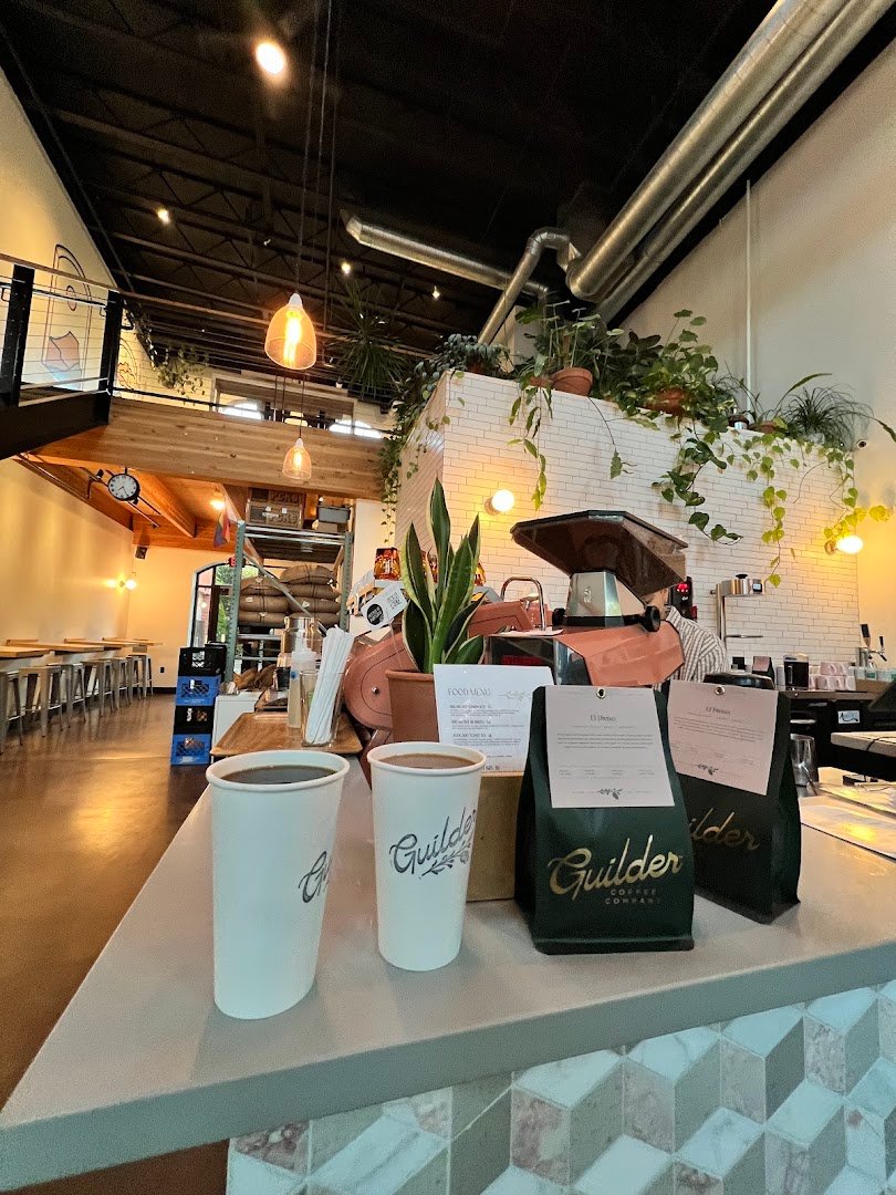 Interior of Guilder Coffee Company - Alameda Neighborhood, specialty coffee shop in Portland