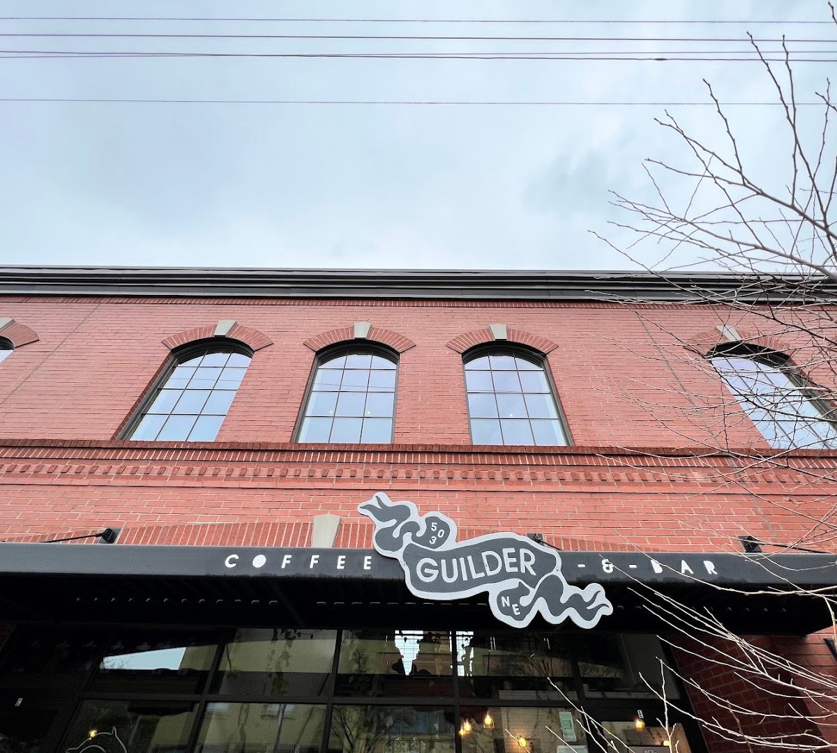 Storefront of Guilder Coffee Company - Alameda Neighborhood, specialty coffee shop in Portland