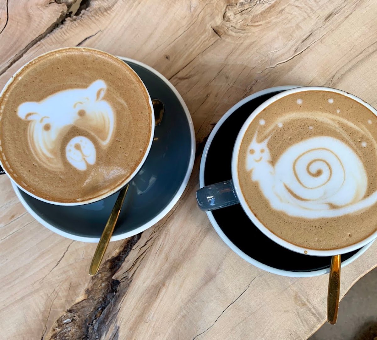 Coffee at Café Barista, specialty coffee shop in Montreal