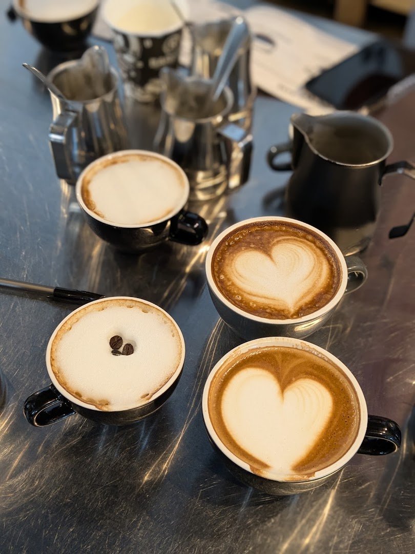 Coffee at Café Barista, specialty coffee shop in Montreal