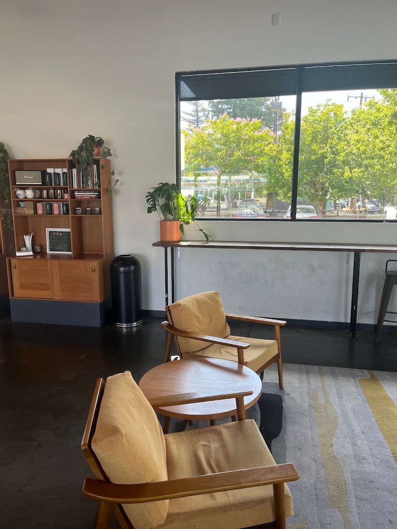 Interior of Lookout Coffee, specialty coffee shop in San Jose