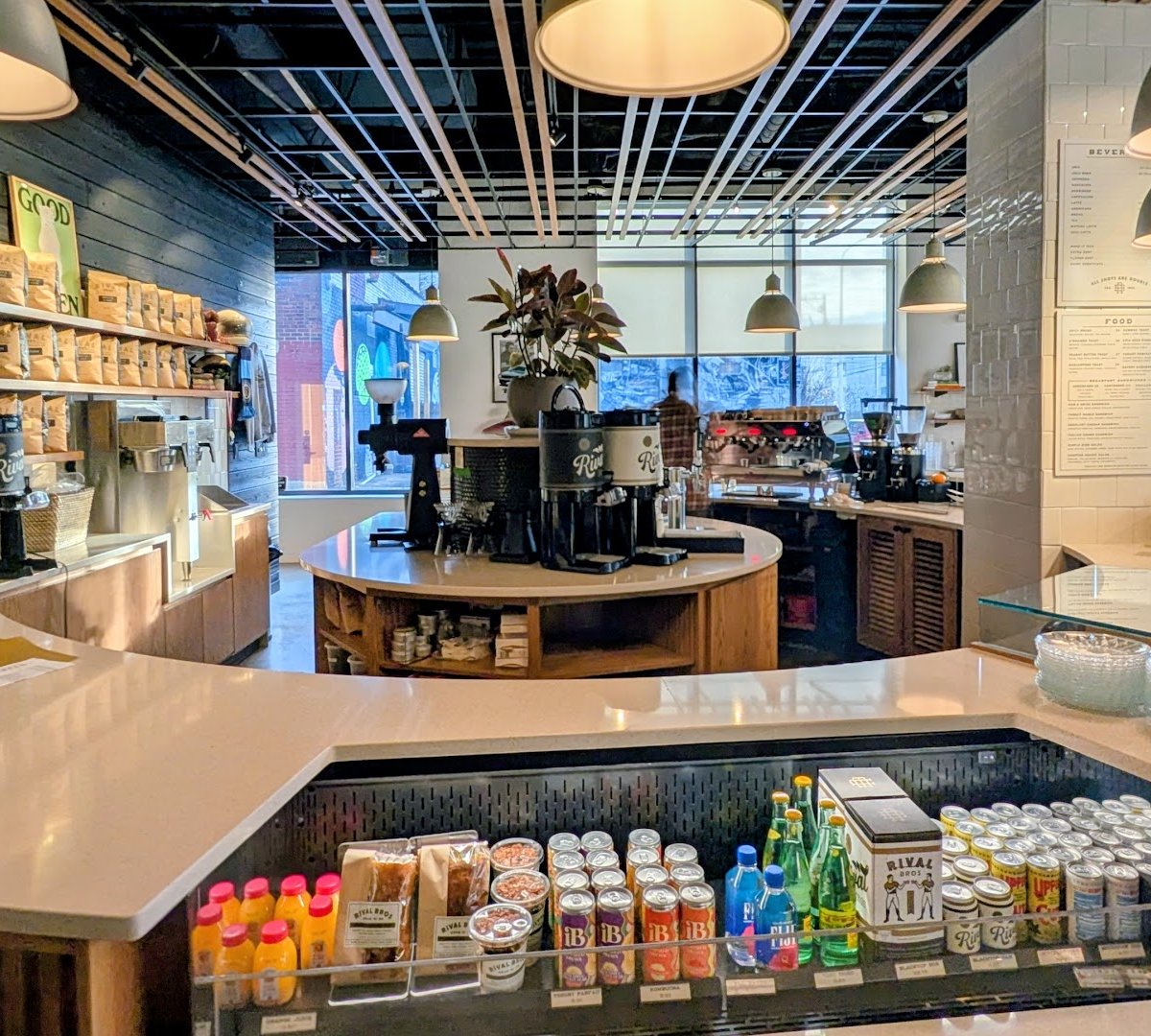 Interior of Rival Bros Coffee Bar, specialty coffee shop in Philadelphia