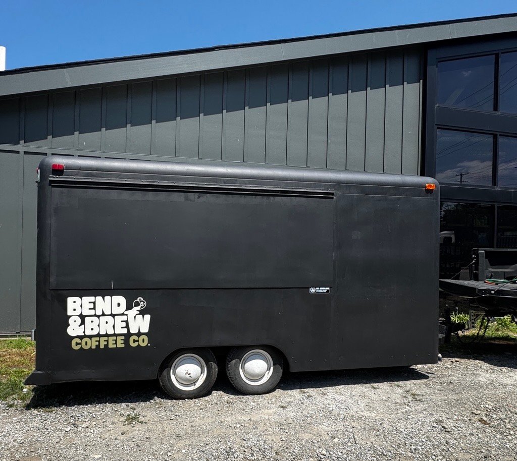 Storefront of Bend & Brew Coffee Co., specialty coffee shop in Cleveland