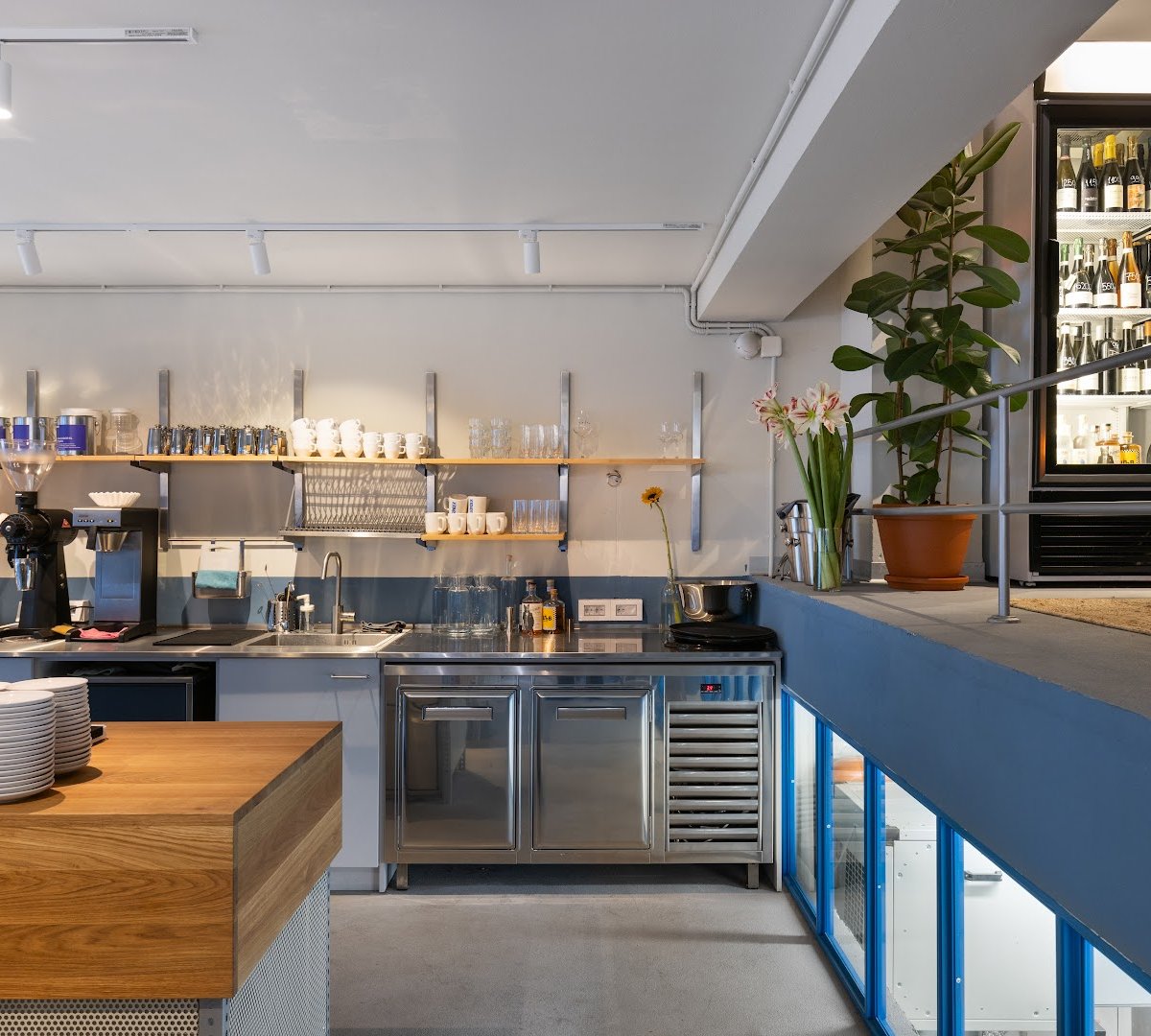 Interior of Sonder Vračar, specialty coffee shop in Belgrade