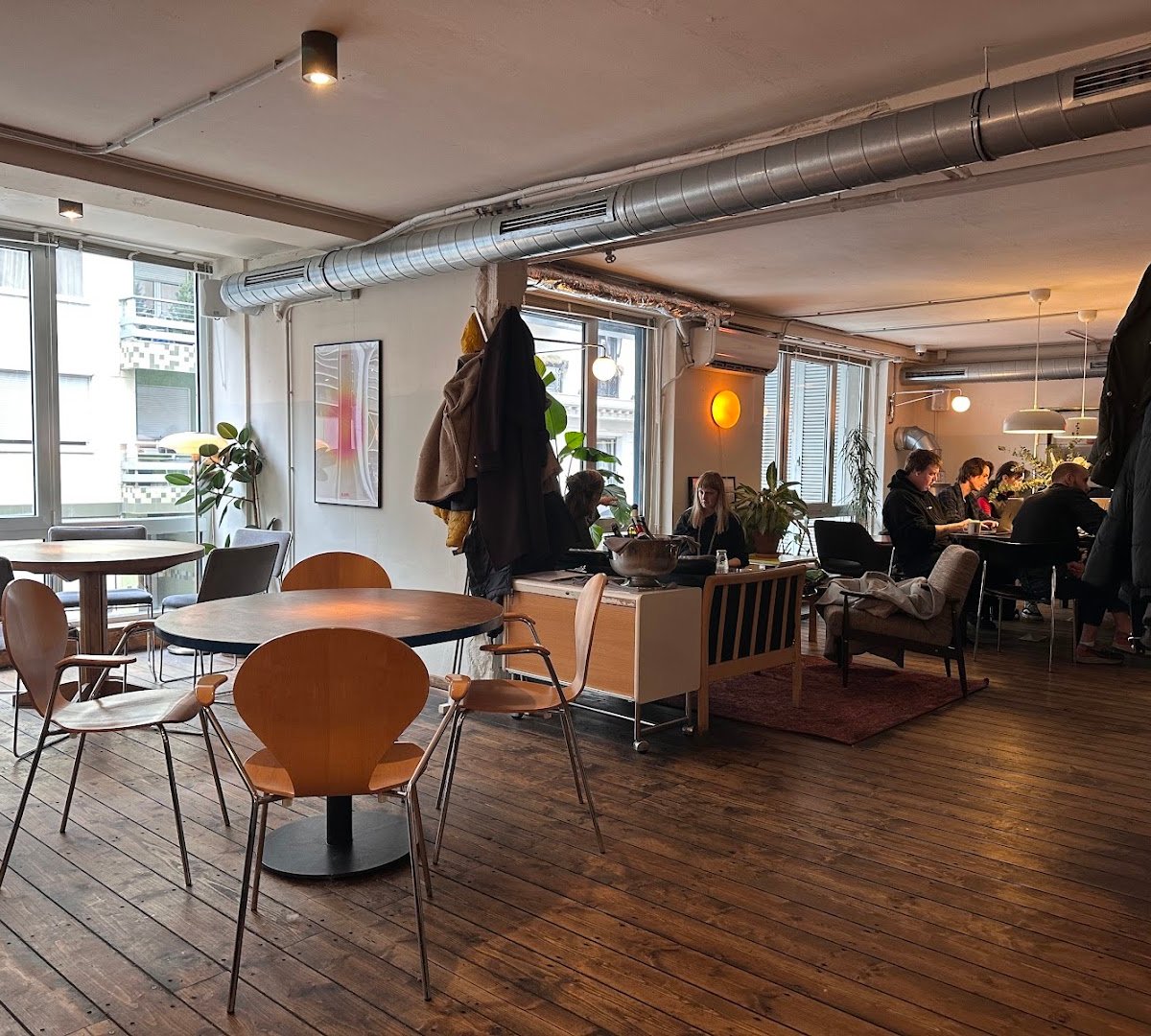 Interior of Sonder Vračar, specialty coffee shop in Belgrade