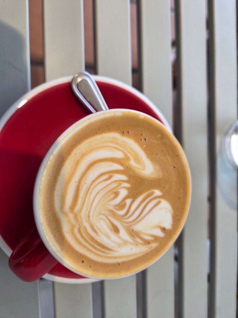Coffee at Dune Coffee Roasters, specialty coffee shop in Santa Barbara