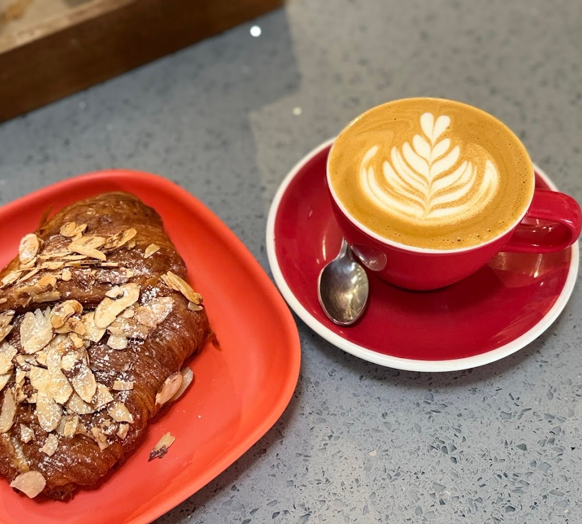 Coffee at Dune Coffee Roasters, specialty coffee shop in Santa Barbara