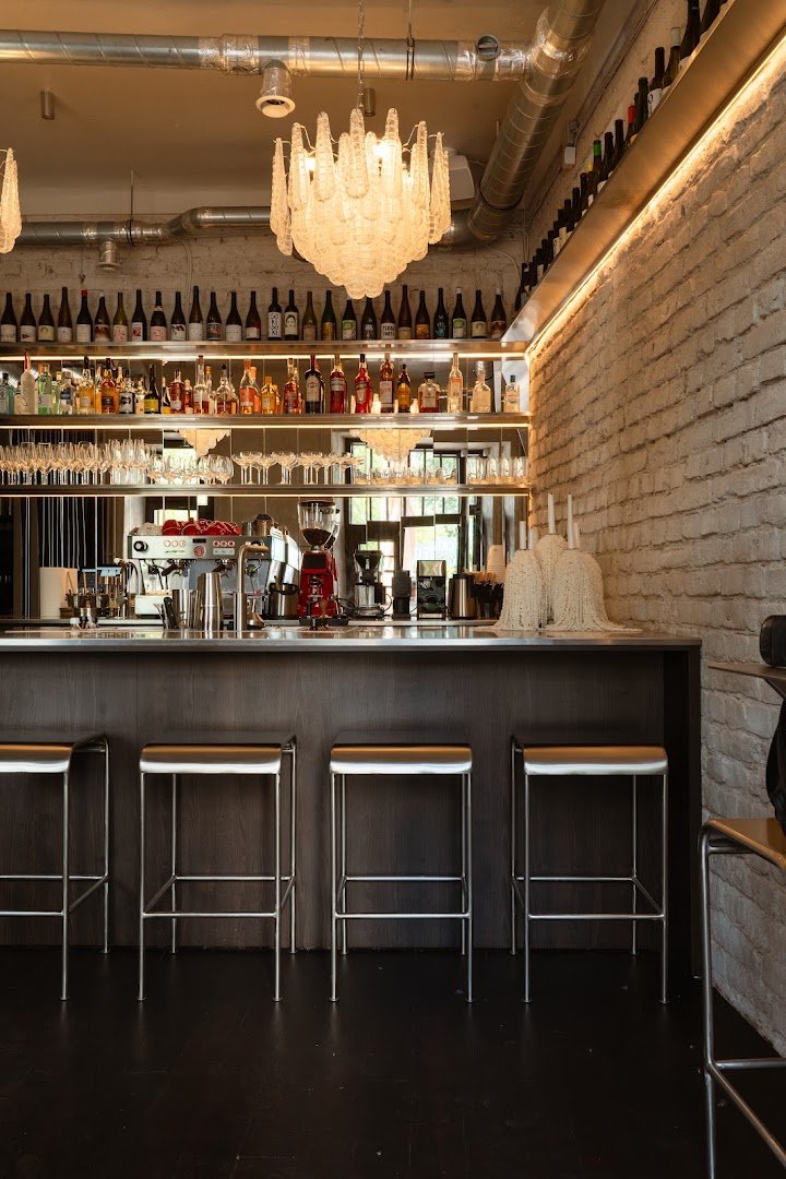 Interior of TABLES, specialty coffee shop in Warsaw
