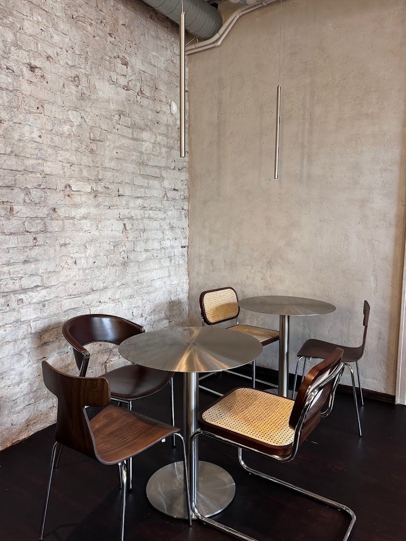 Interior of TABLES, specialty coffee shop in Warsaw