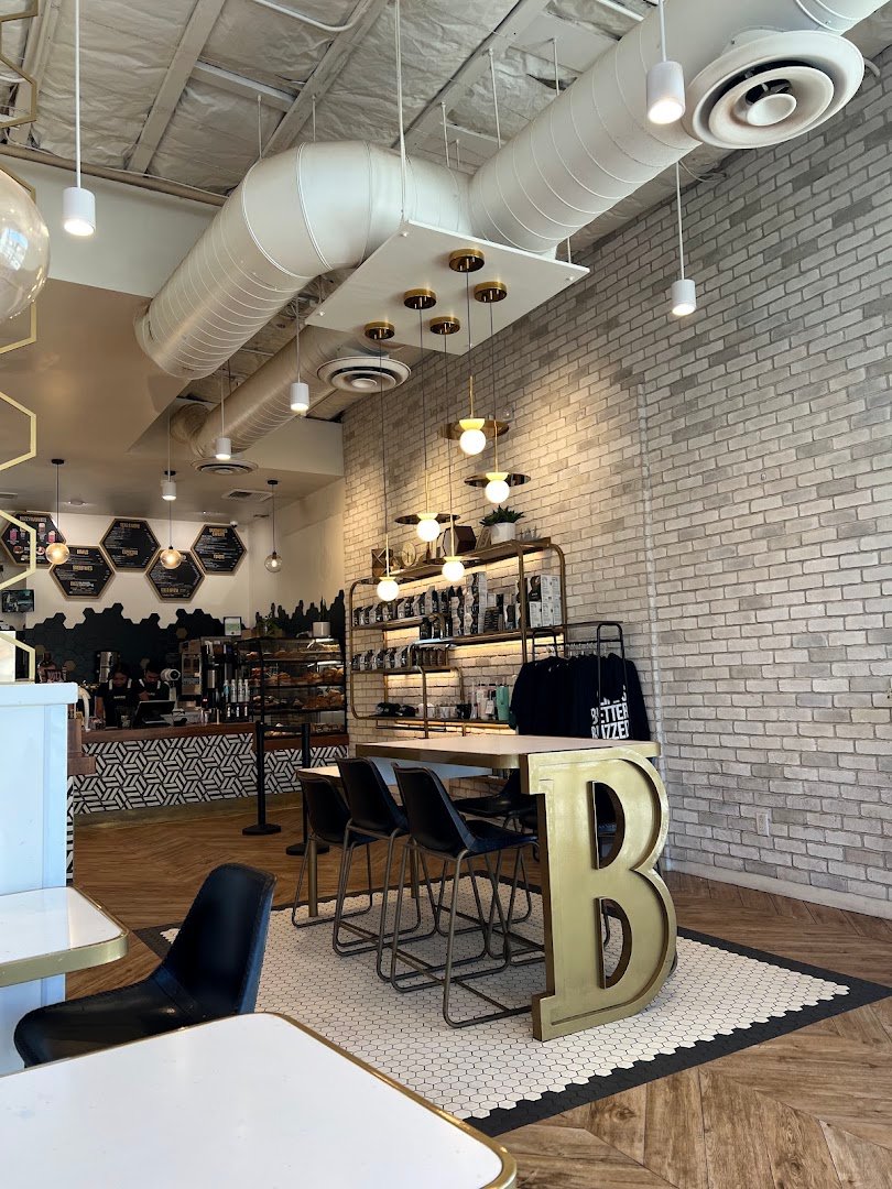 Interior of Better Buzz Coffee Escondido, specialty coffee shop in San Diego