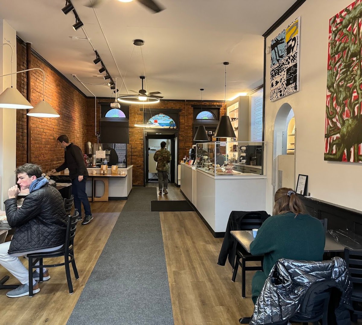 Interior of Hound and Mare, specialty coffee shop in Ithaca
