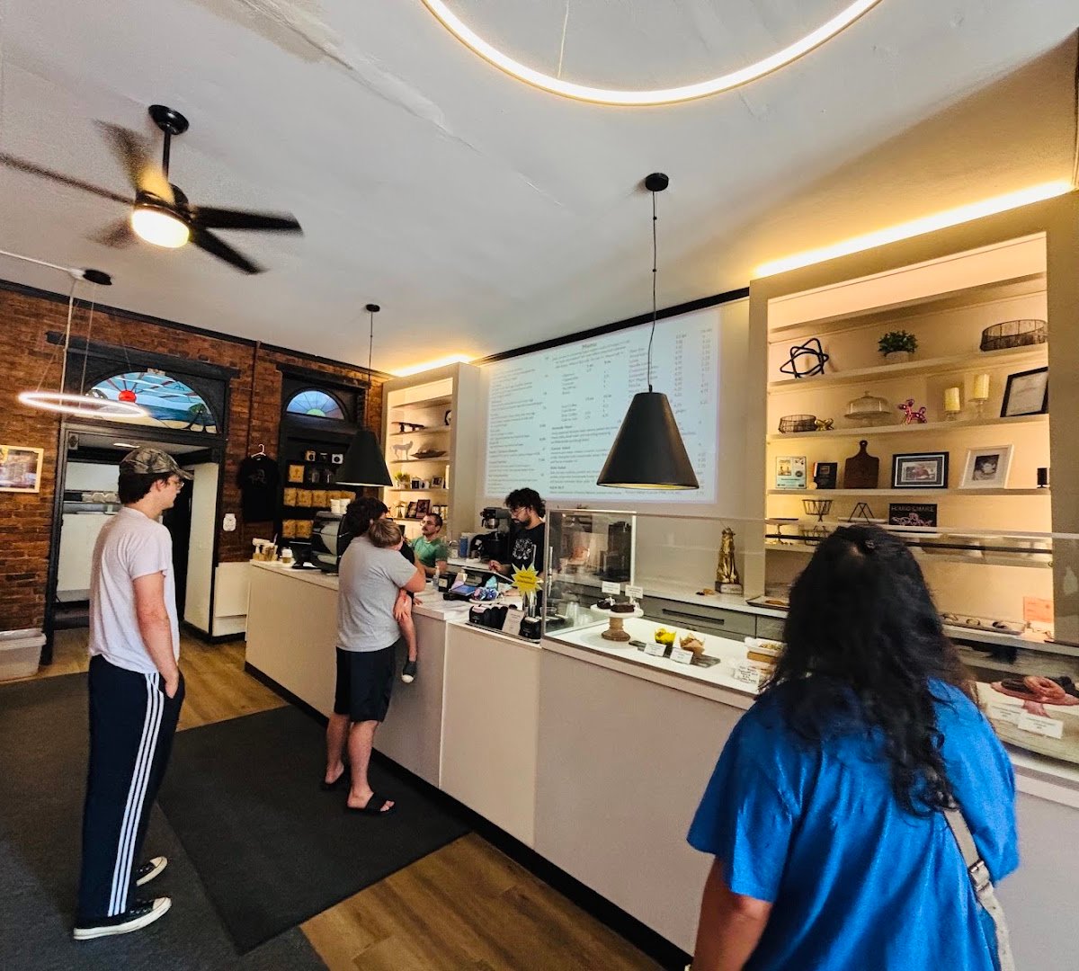 Interior of Hound and Mare, specialty coffee shop in Ithaca