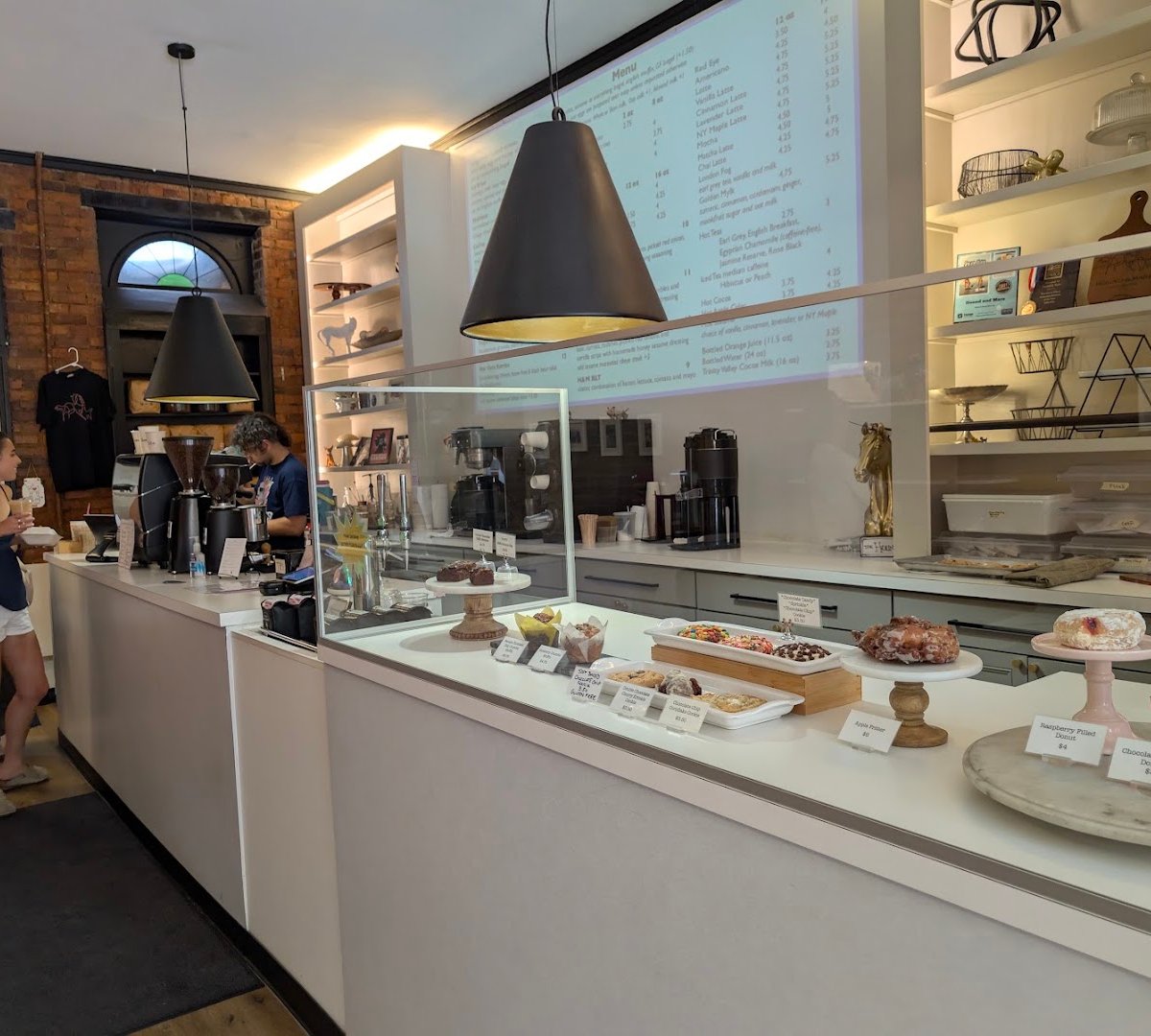 Interior of Hound and Mare, specialty coffee shop in Ithaca