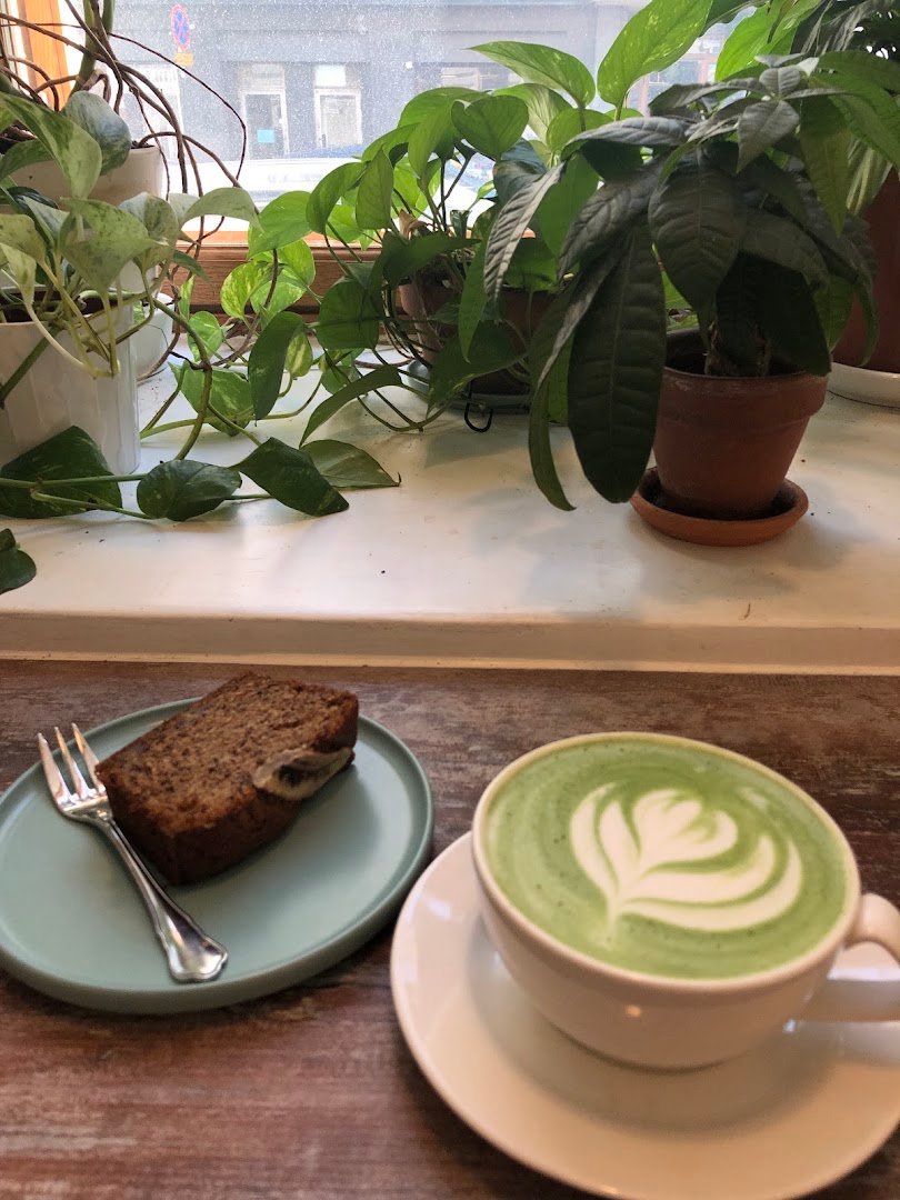 Coffee at Papu Cafe, specialty coffee shop in Helsinki