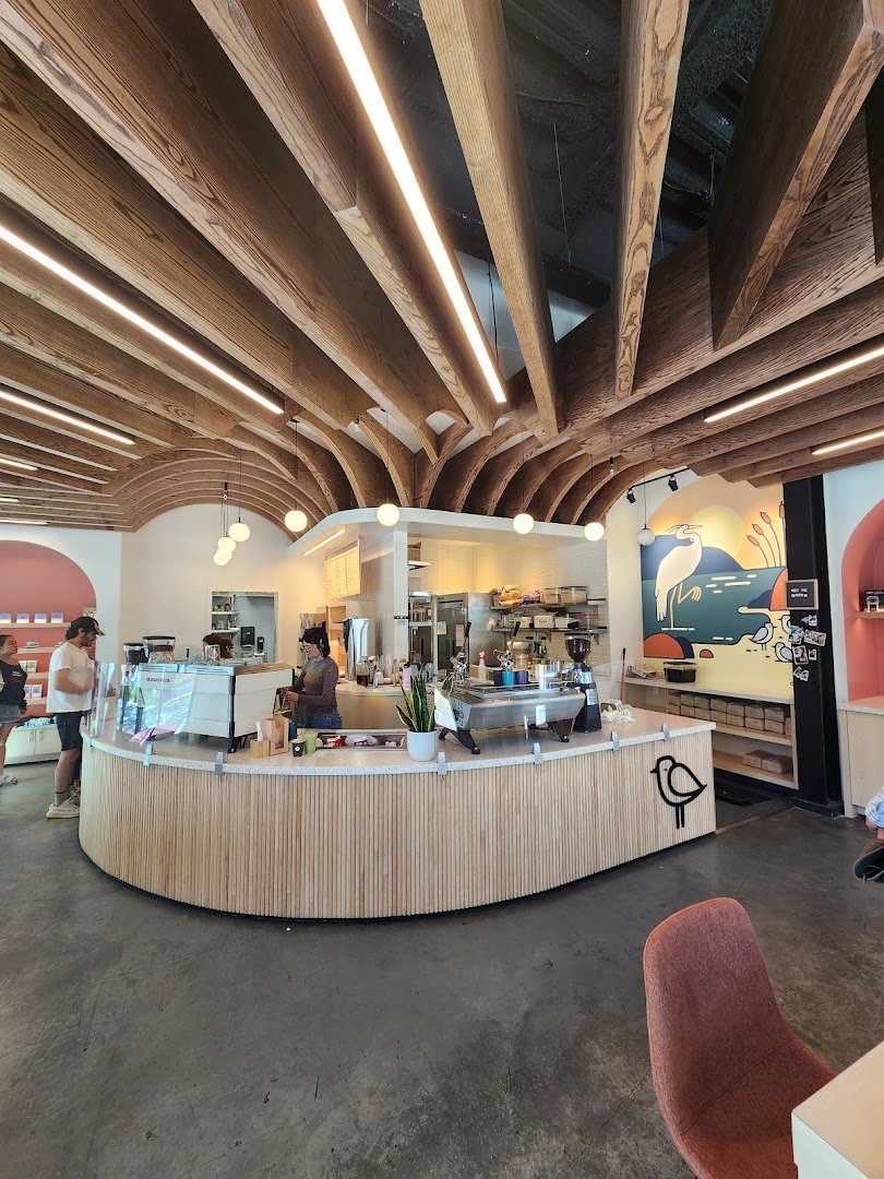 Interior of Andytown Coffee Roasters, specialty coffee shop in San Jose