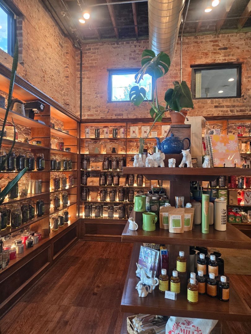 Interior of The Mill on Leavenworth, specialty coffee shop in Omaha