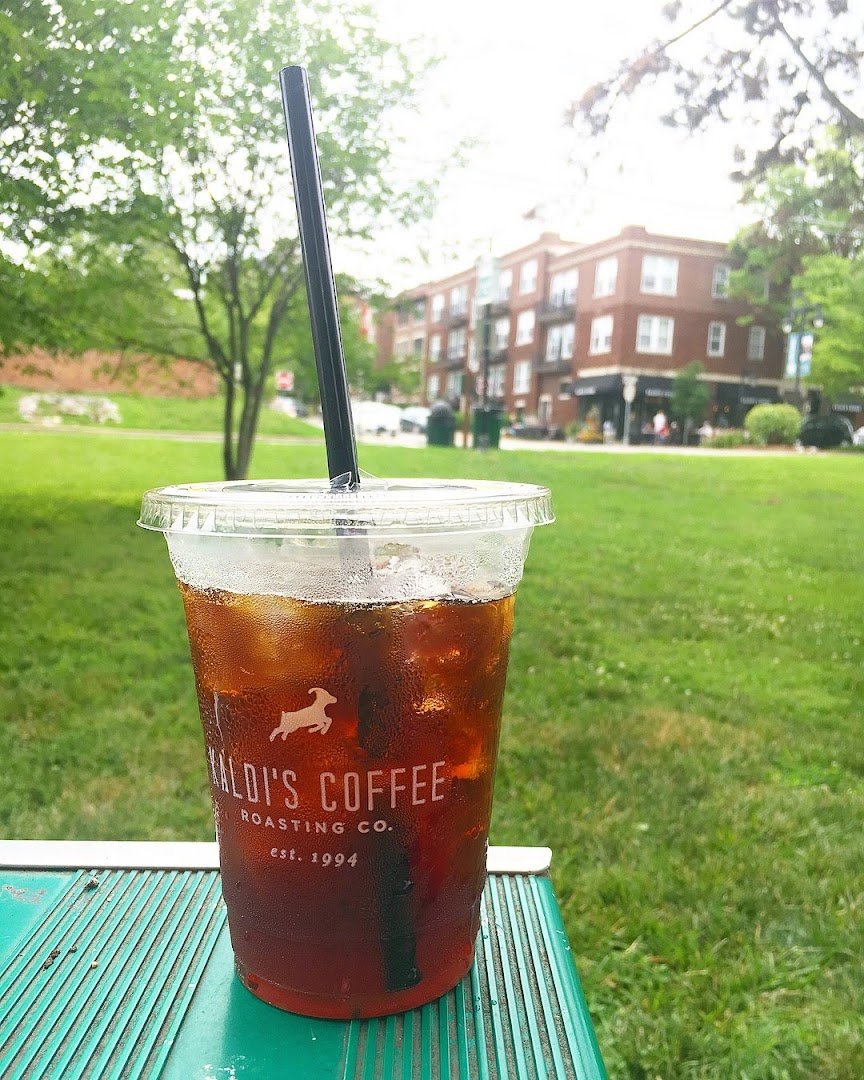 Coffee at Kaldi’s Coffee, specialty coffee shop in St. Louis