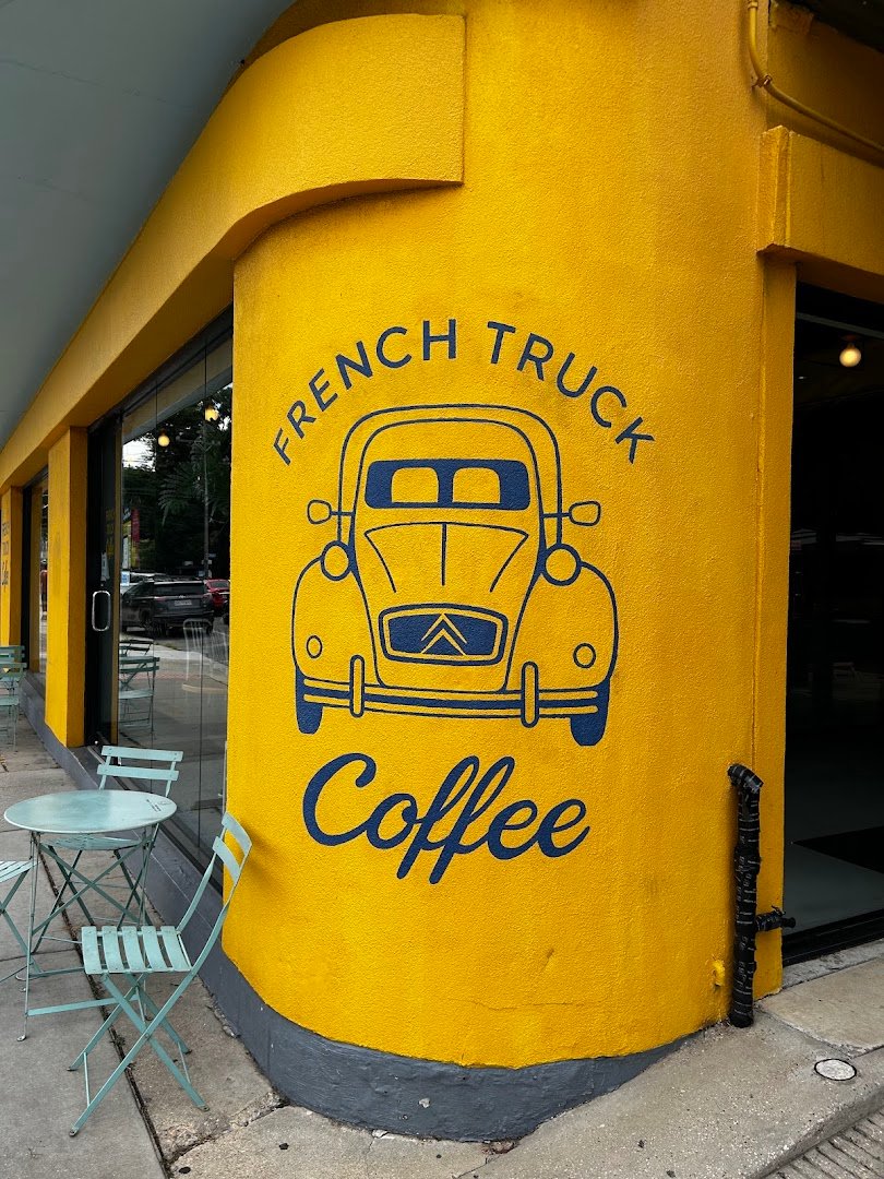 Storefront of French Truck Coffee, specialty coffee shop in New Orleans