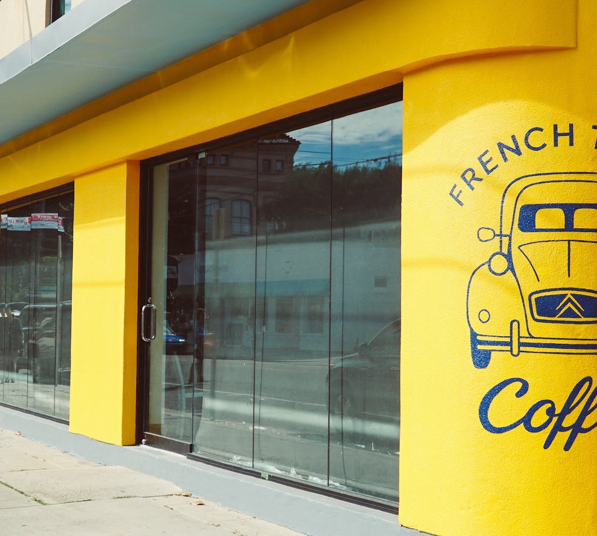 Storefront of French Truck Coffee, specialty coffee shop in New Orleans