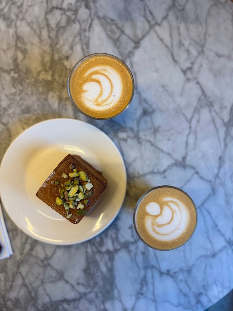 Coffee at Qūentin Café, specialty coffee shop in Mexico City
