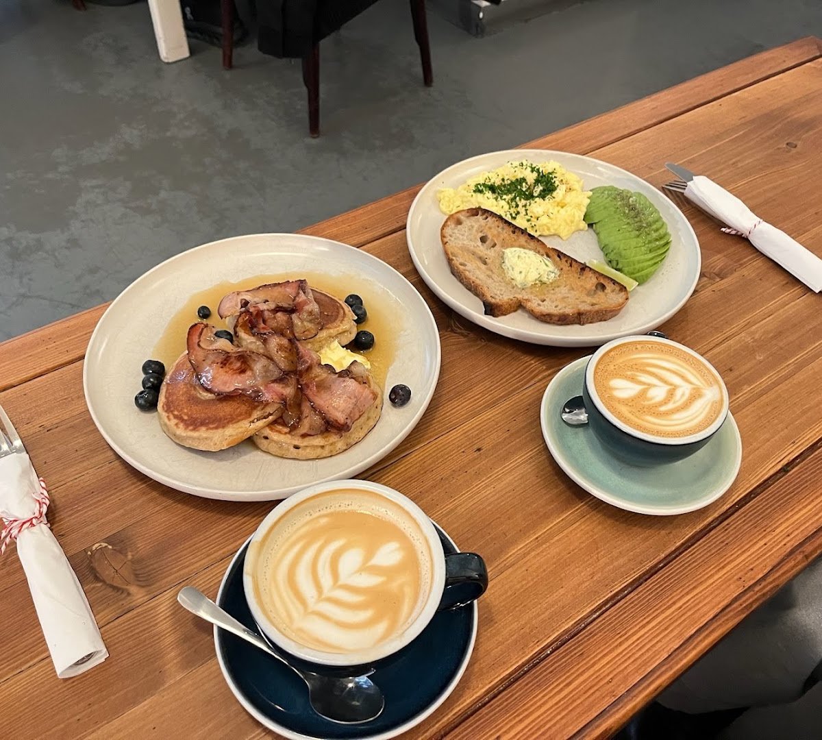 Coffee at Coffee and Riot, specialty coffee shop in Prague