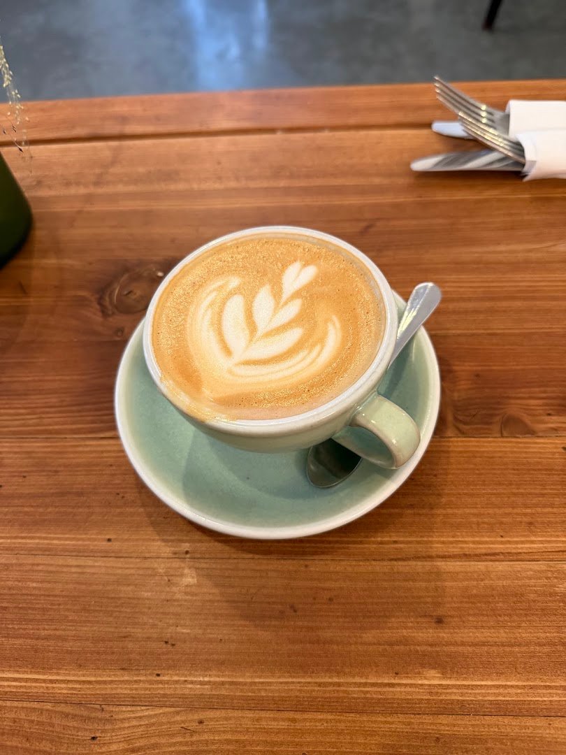 Coffee at Coffee and Riot, specialty coffee shop in Prague