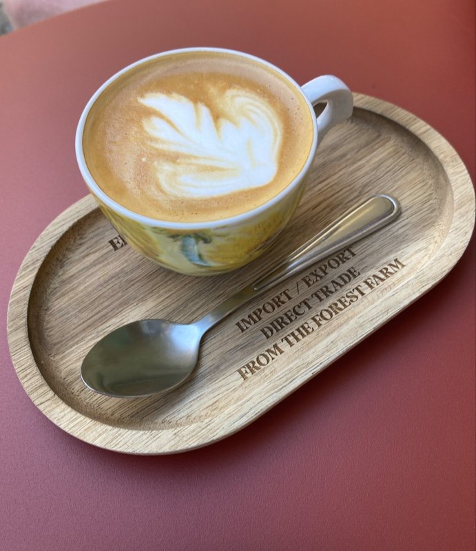 Coffee at Café Ebel, specialty coffee shop in Prague