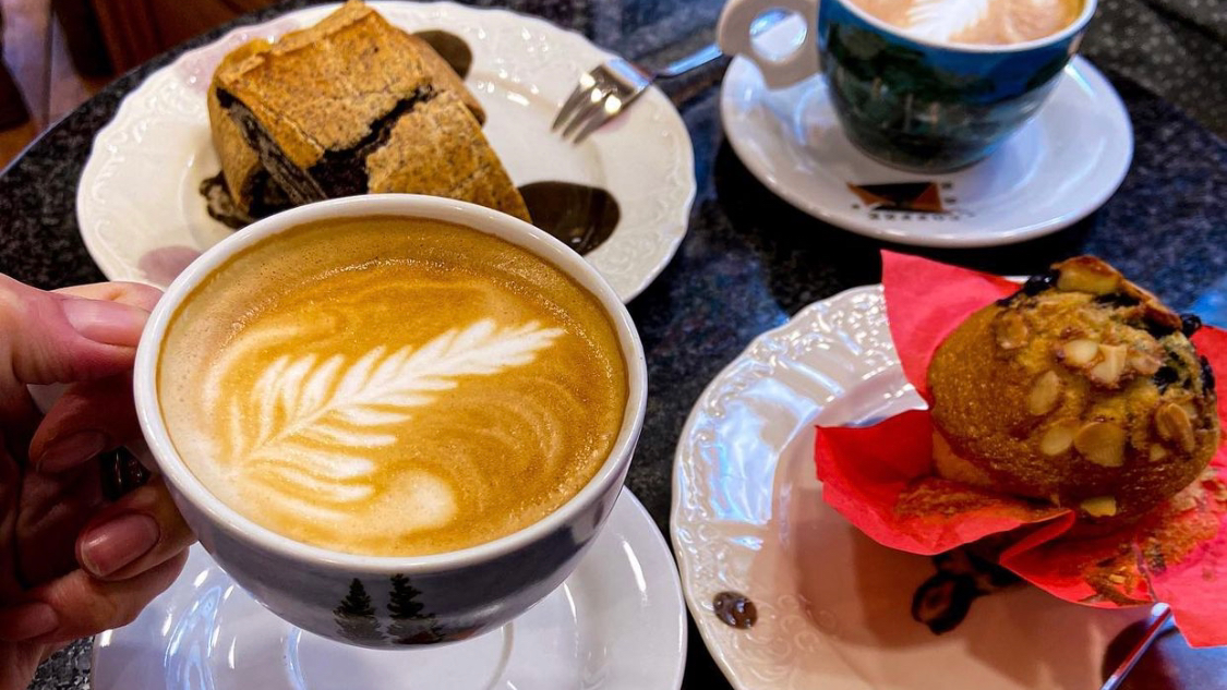 Coffee at Café Ebel, specialty coffee shop in Prague