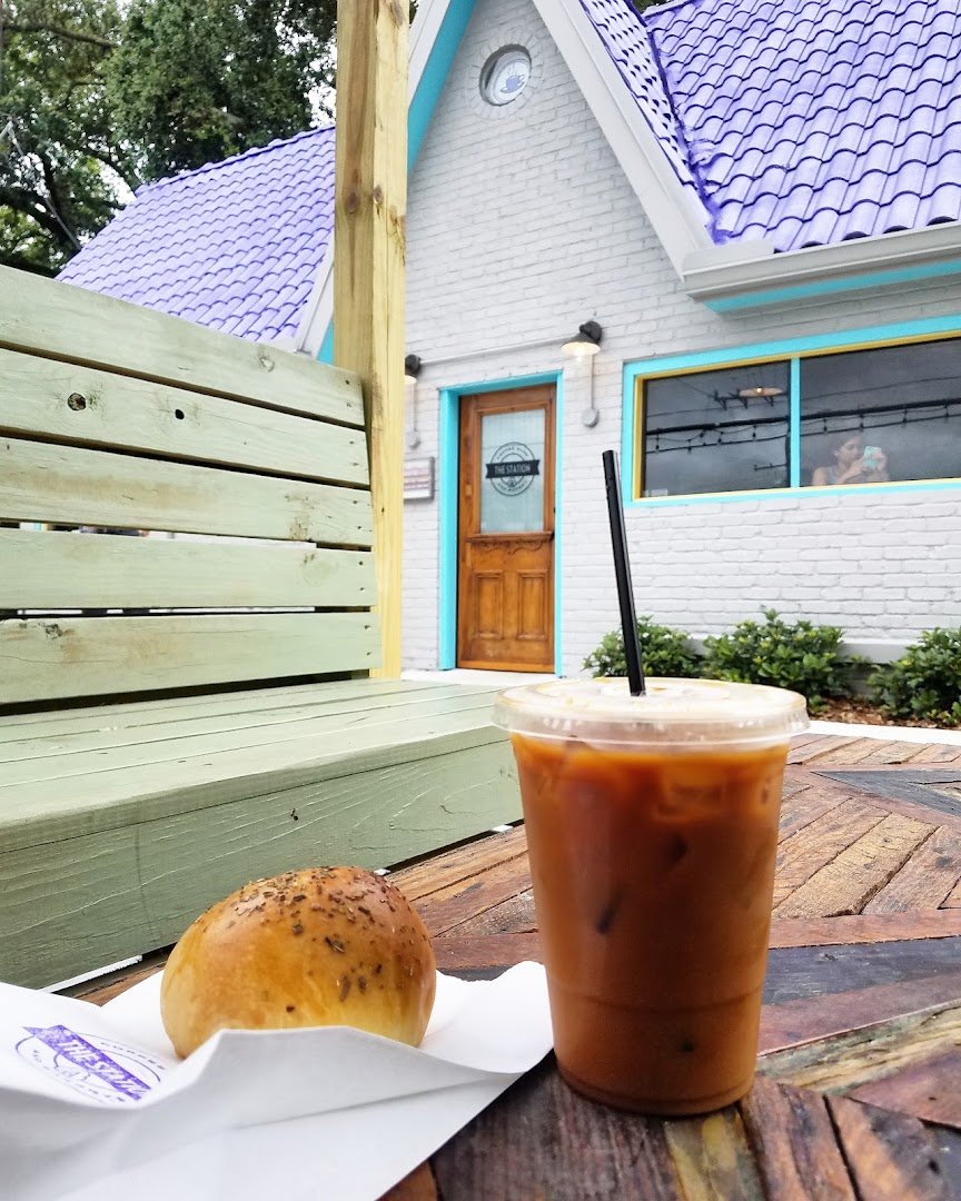 Coffee at The Station Coffee Shop & Bakery, specialty coffee shop in New Orleans