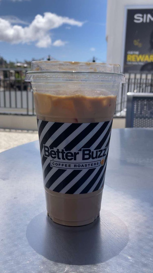 Coffee at Better Buzz Coffee Fashion Valley Food Court, specialty coffee shop in San Diego