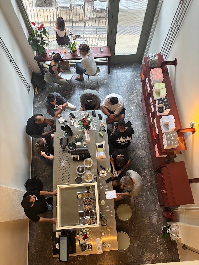 Interior of Kross Coffee Roasters Pagkrati, specialty coffee shop in Athens
