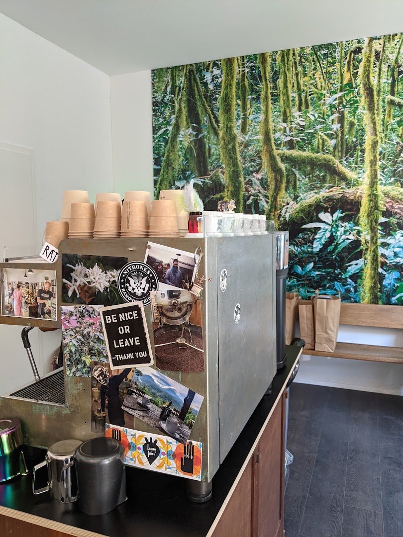 Interior of Kaffeepur GmbH Gourmet Roastery, specialty coffee shop in Zurich